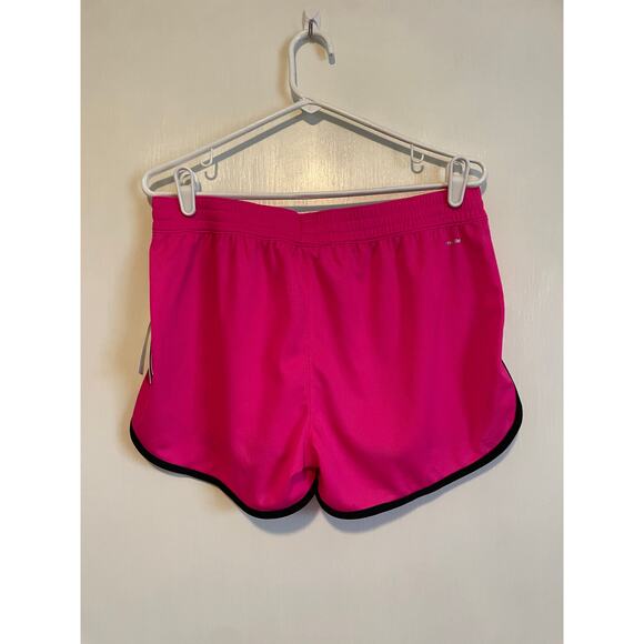 NWT Adidas Pink Climate Performance Shorts Elastic Waist Drawstring Large - Picture 2 of 7